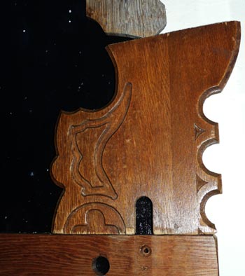 Detail of Painting Object by Sonja van Kerkhoff featuring the star cluster, Matariki