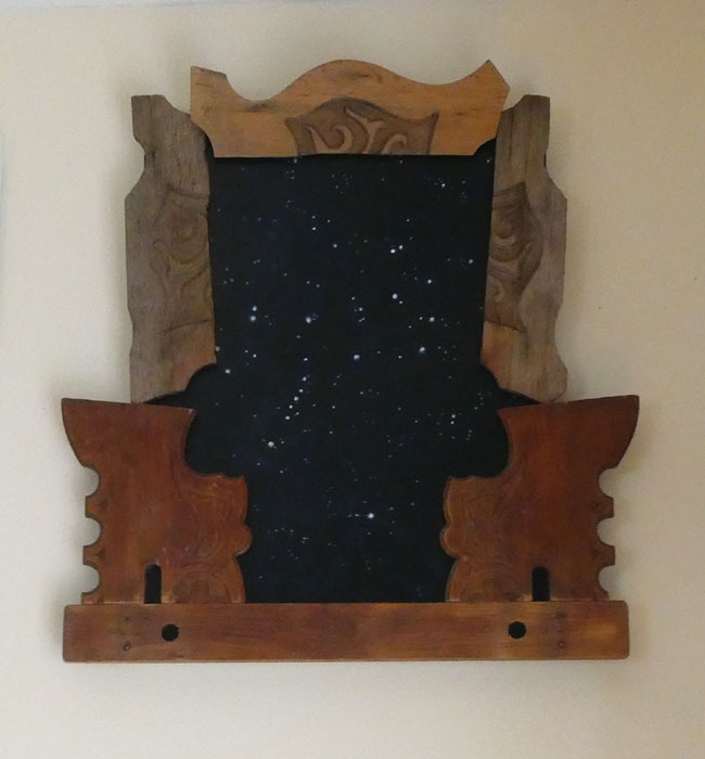 Painting Object by Sonja van Kerkhoff featuring the star cluster, Matariki