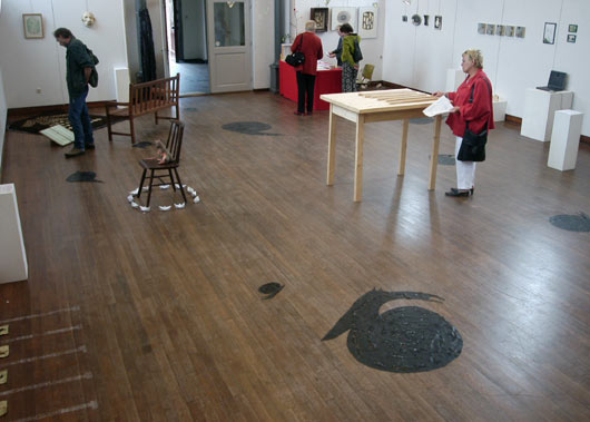 detail of an installation by Sonja van Kerkhoff