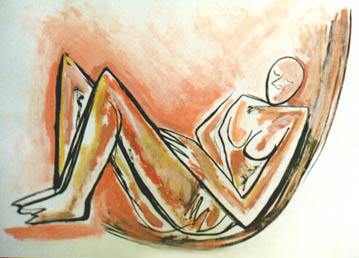 acrylic on paper