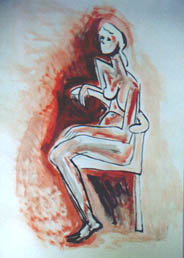 acrylic on paper