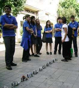 Performance on the street by Sonja van Kerkhoff