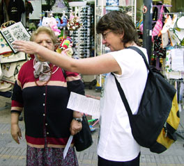 Performance on the street by Sonja van Kerkhoff