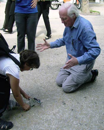 Performance on the street by Sonja van Kerkhoff