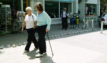 Performance on the street by Sonja van Kerkhoff