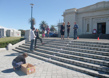 Performance on the street by Sonja van Kerkhoff