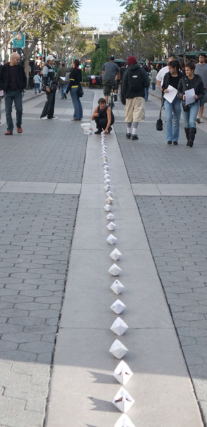 Performance on the street by Sonja van Kerkhoff