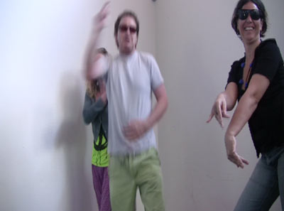 Still from the video, Gangnam Style RAVE by Sonja van Kerkhoff + Sen McGlinn