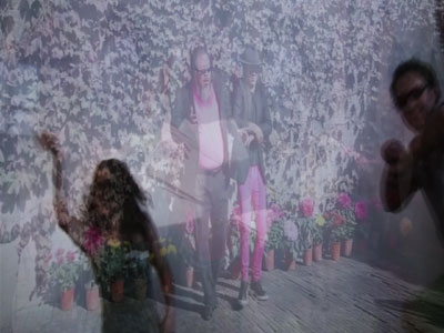 Still from the video, Gangnam Style RAVE by Sonja van Kerkhoff + Sen McGlinn