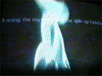 video still from a video by Sonja van Kerkhoff, 1992