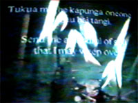 video still from a video by Sonja van Kerkhoff, 1992