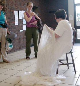 performance during the exhibition